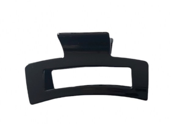 Κλάμερ Μαλλιών Μαύρο Γυαλιστερό 01-0054