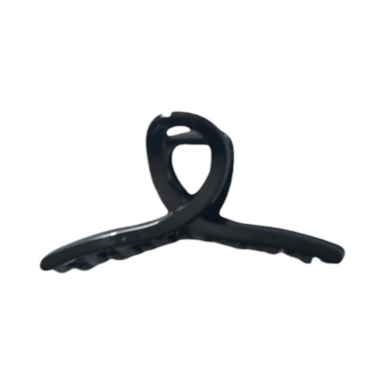 Κλάμερ Μαλλιών Μαύρο Γυαλιστερό 01-0058