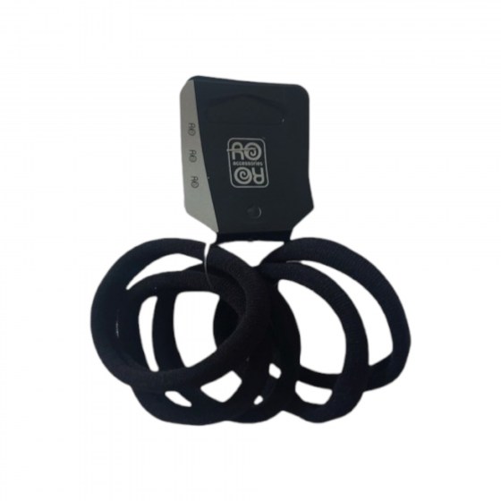 Λαστιχάκια Μαύρα 6τμχ