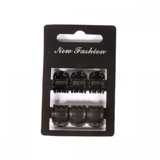 Κλάμερ Μαύρο 6τμχ