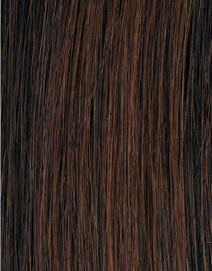Τρέσα από φυσική τρίχα REMY 120cm x 50cm Καστανό Σκούρο 3-0